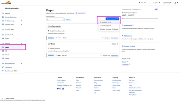 Create a project