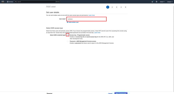Create New User